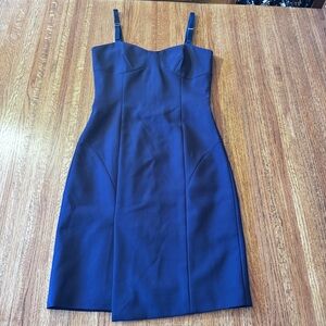 Elizabeth and James Size 4 Bustier Dress Deep Blue MSRP $385